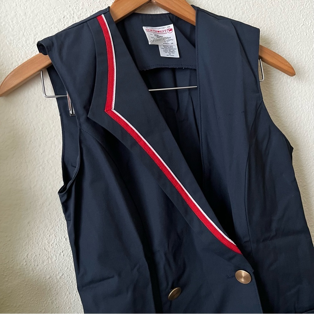 Northwest airlines Vintage flight attendant Dress uniform XS P - Picture 5 of 9